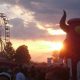 Sonnenuntergang und Riesenrad beim Highfield Festival 2016
