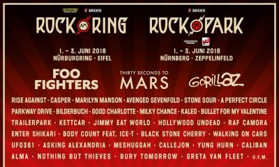 Die ersten Bands für Rock im Park und Rock am Ring 2018